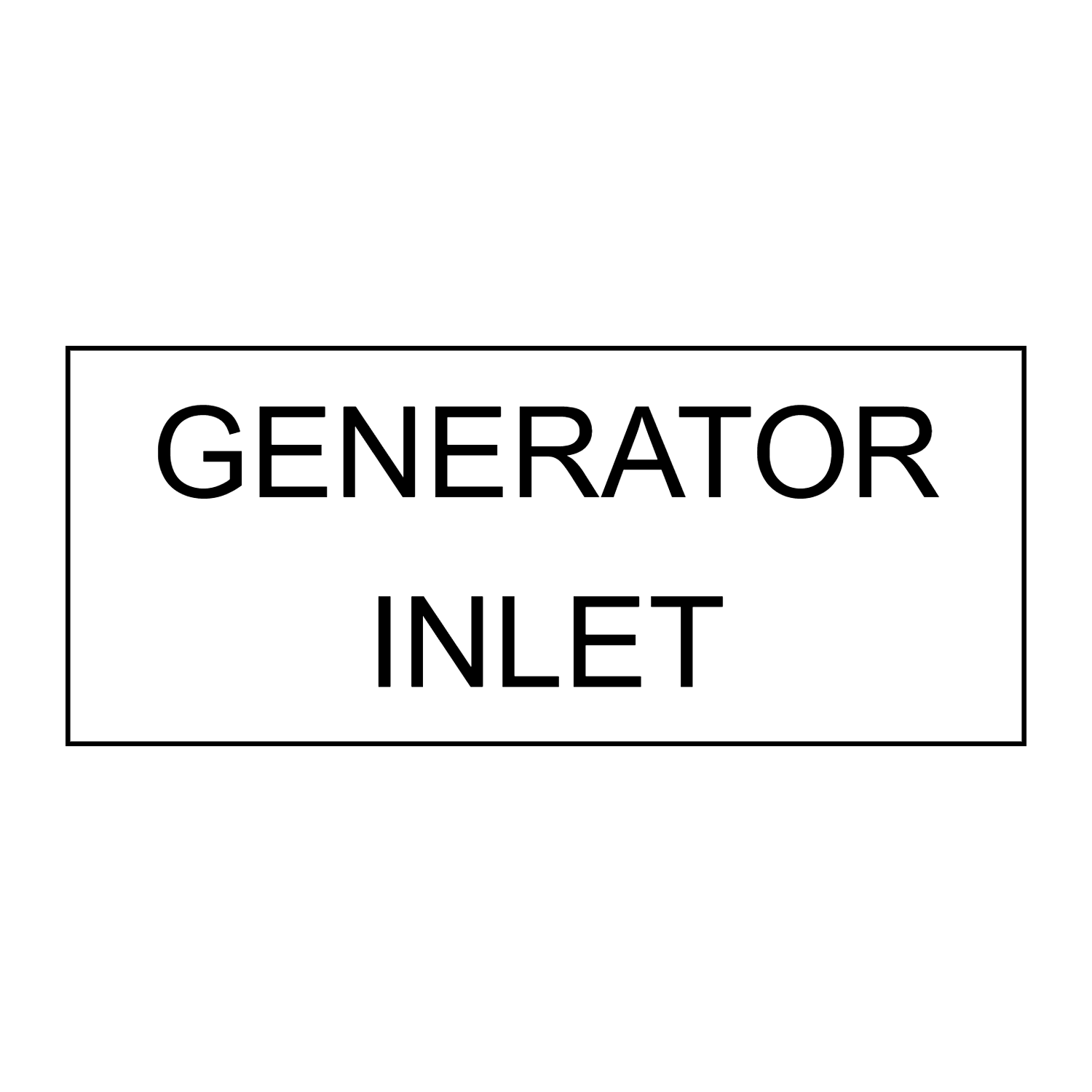 Generator Inlet