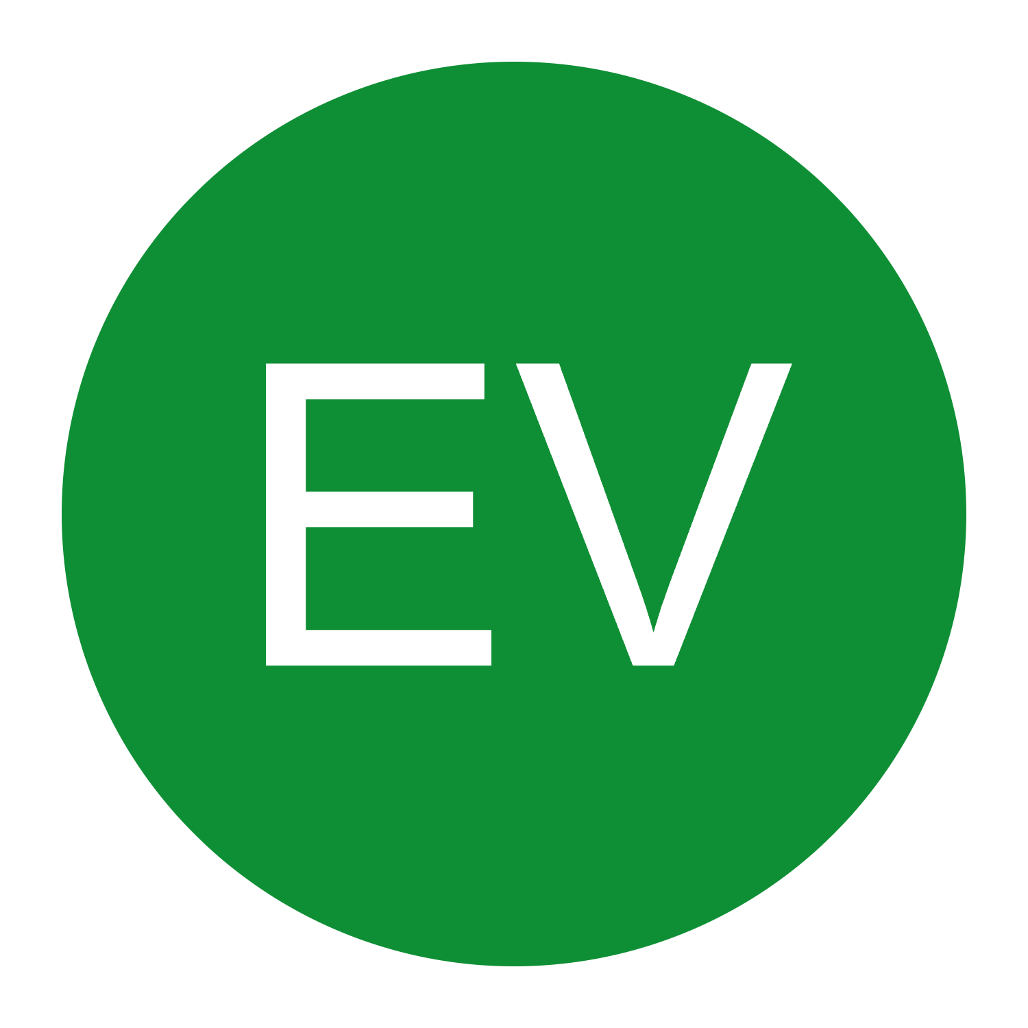 EV Green Class 2 Reflective Sticker Sign
