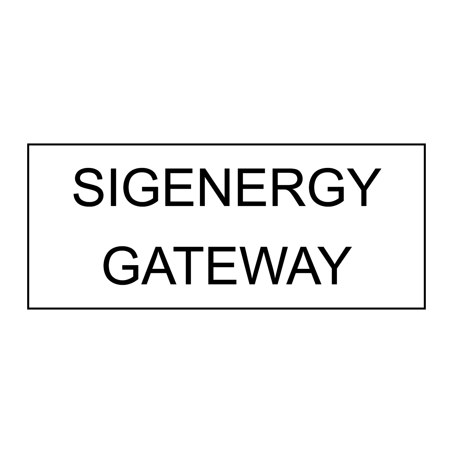 Sigenergy Gateway
