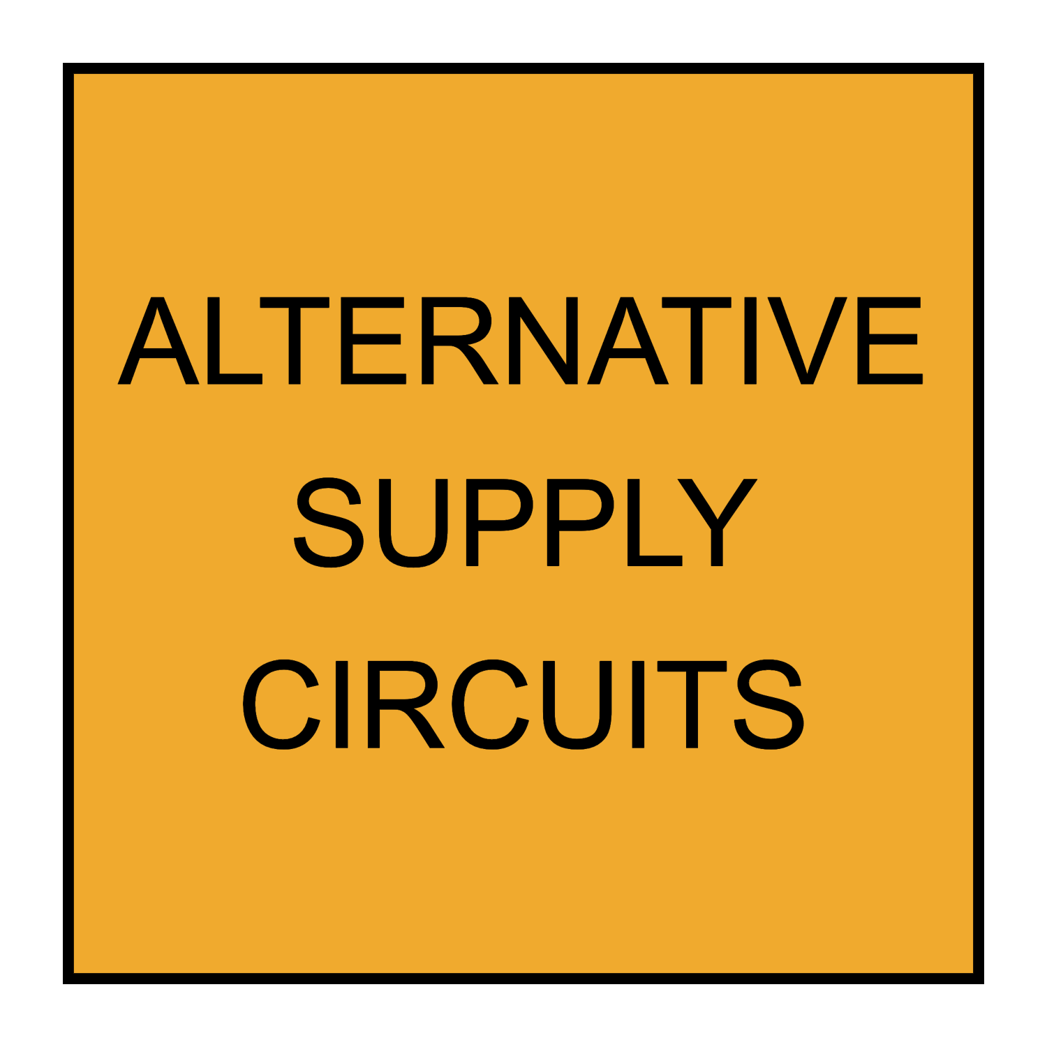 Alternative Supply Circuits
