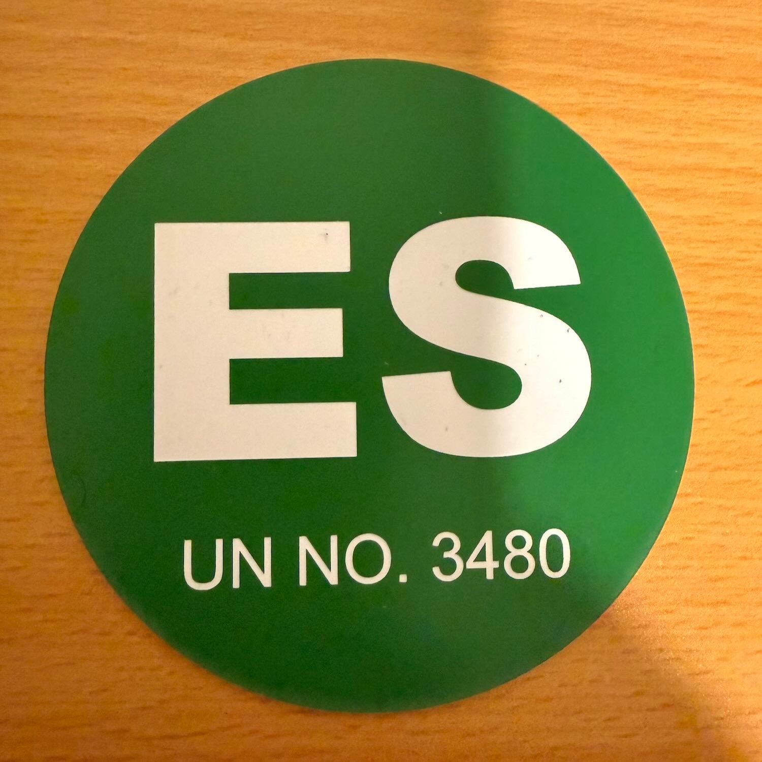 ES 3480 Green Reflective Traffolyte Sign