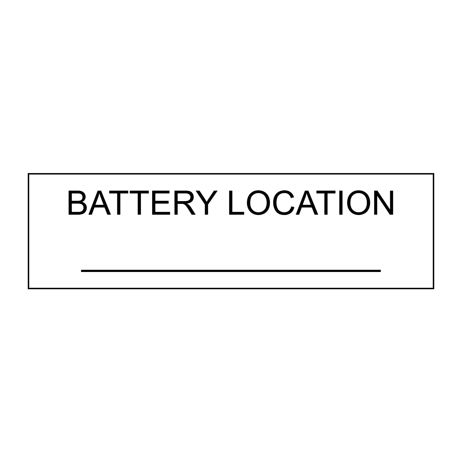 Battery Location ____