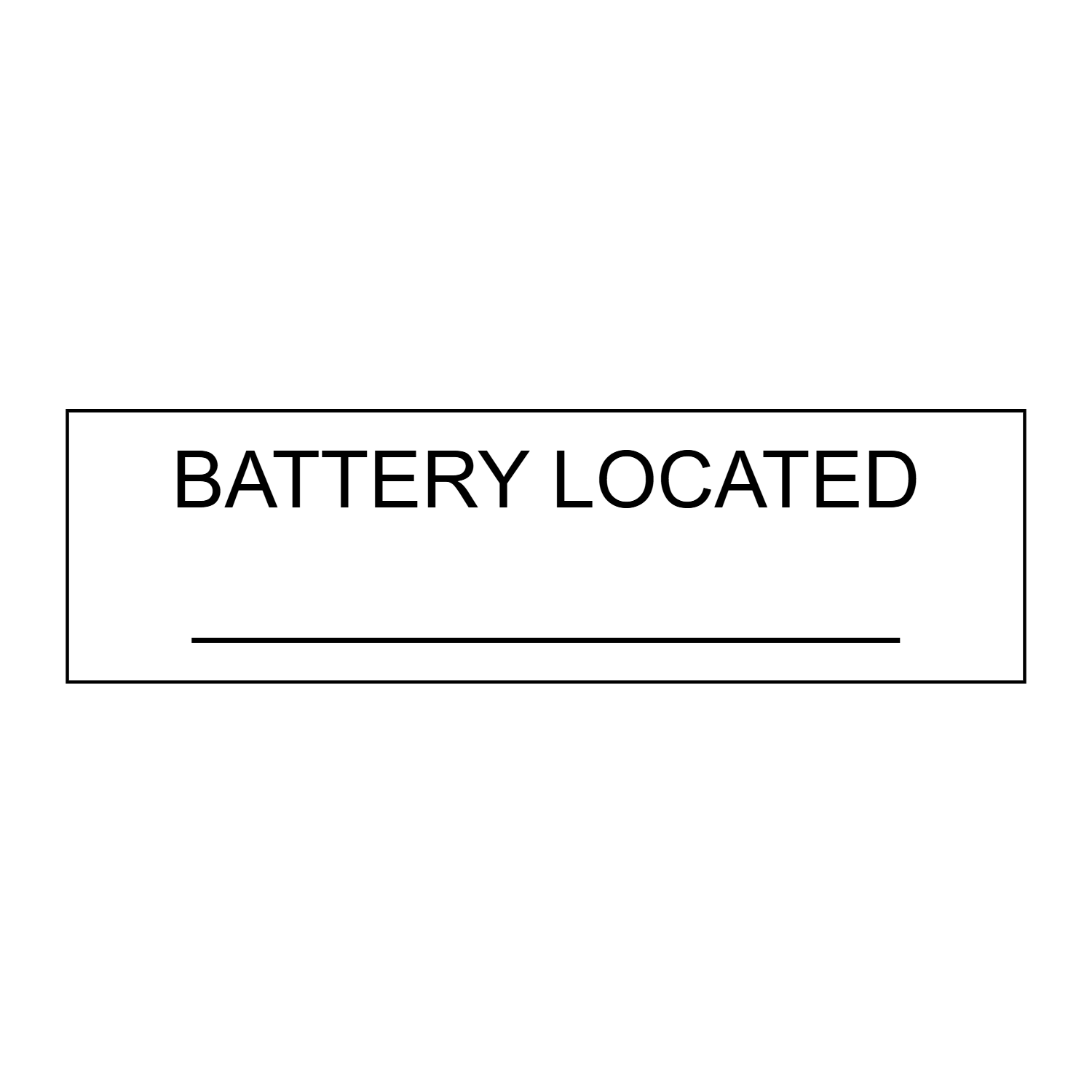 Battery Located ___