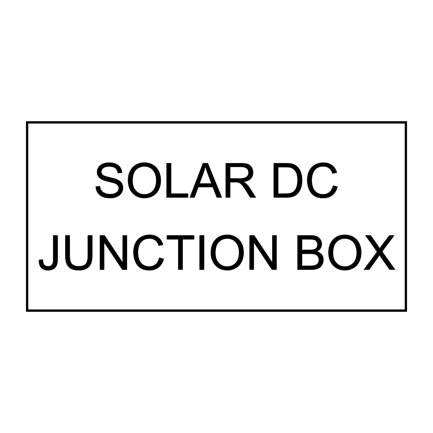 Solar DC Junction Box