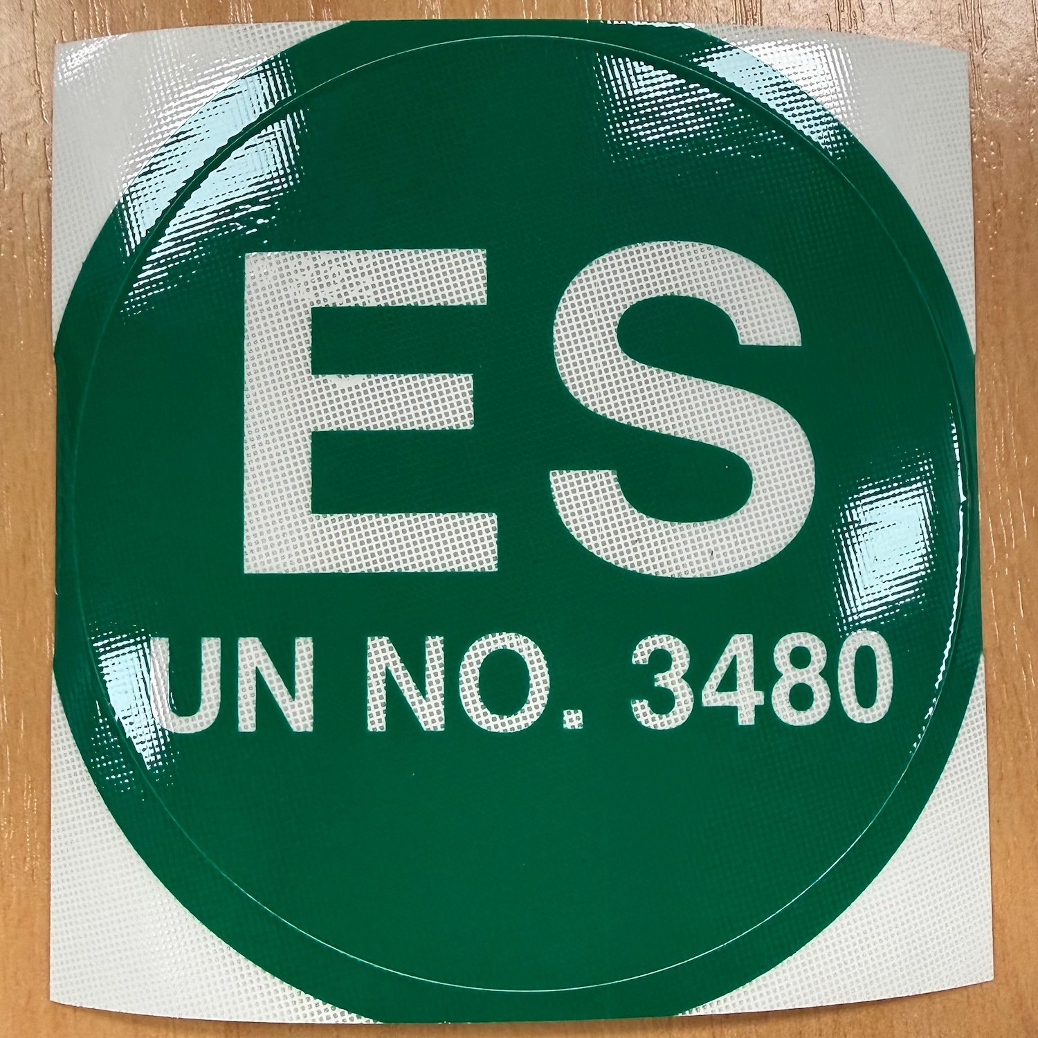 ES 3480 Sticker Class 2 Reflective